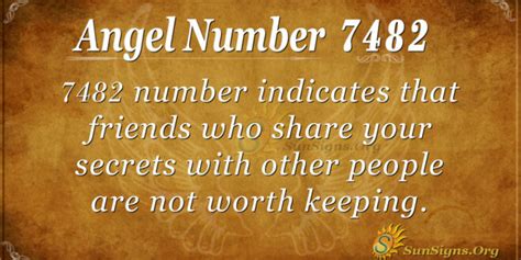 angel number 7482|Angel Number 7482 Meaning: You Need Good Friends.